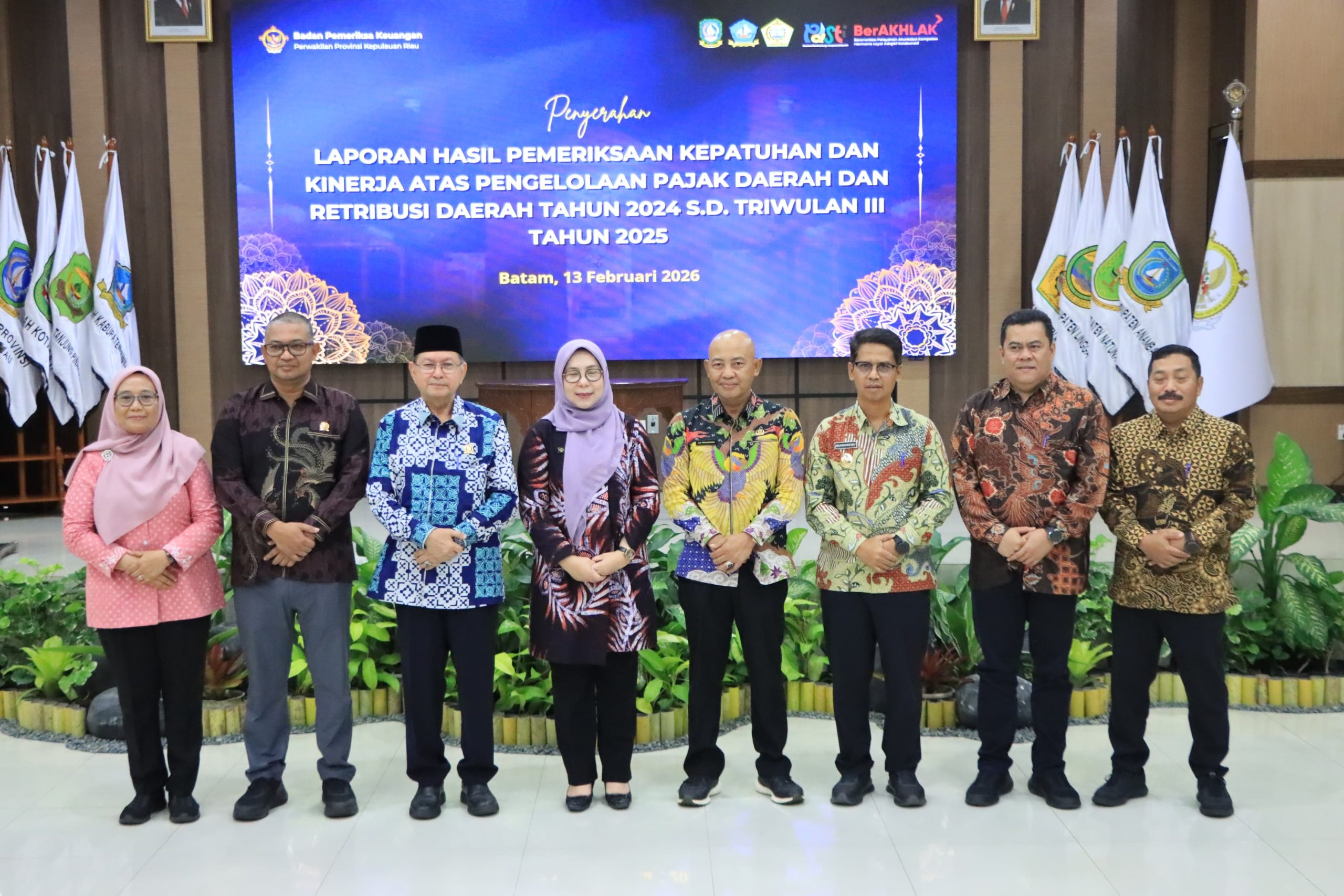 Sekda Bintan Tegaskan LHP BPK Jadi Momentum Refleksi Pengelolaan PAD dan Retribusi Daerah. Dok : Kominfo Kabupaten Bintan