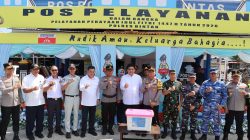 'Mudik Aman Keluarga Bahagia', Bupati Roby Tinjau Pos Yan dan Pos Pam Pelabuhan. Dok : Kominfo Kabupaten Bintan