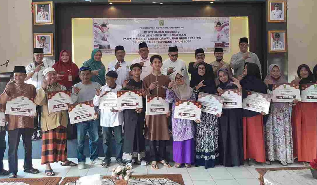 Ratusan Petugas Keagamaan di Tanjungpinang Terima Insentif Tahun 2026