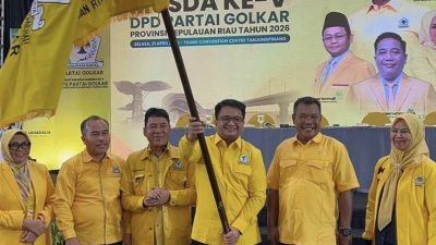 Ade Angga Pimpin Golkar Kepri, Bersama Roby Kurniawan Jalankan Roda Partai
