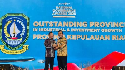 Gubernur Ansar Sabet Dua Penghargaan Nasional Bergengsi, Kepri Ukir Standar Baru Pembangunan Kepulauan