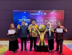 Bupati Roby dan BPR Bintan Sukses Sabet Tiga Penghargaan Sekaligus di TOP BUMD Awards 2026