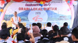 Sekda Bintan Ajak Peserta Trekking Jaga Alam dan Kekompakan di HUT ORARI Lokal Bintan. Dok : Kominfo Kabupaten Bintan