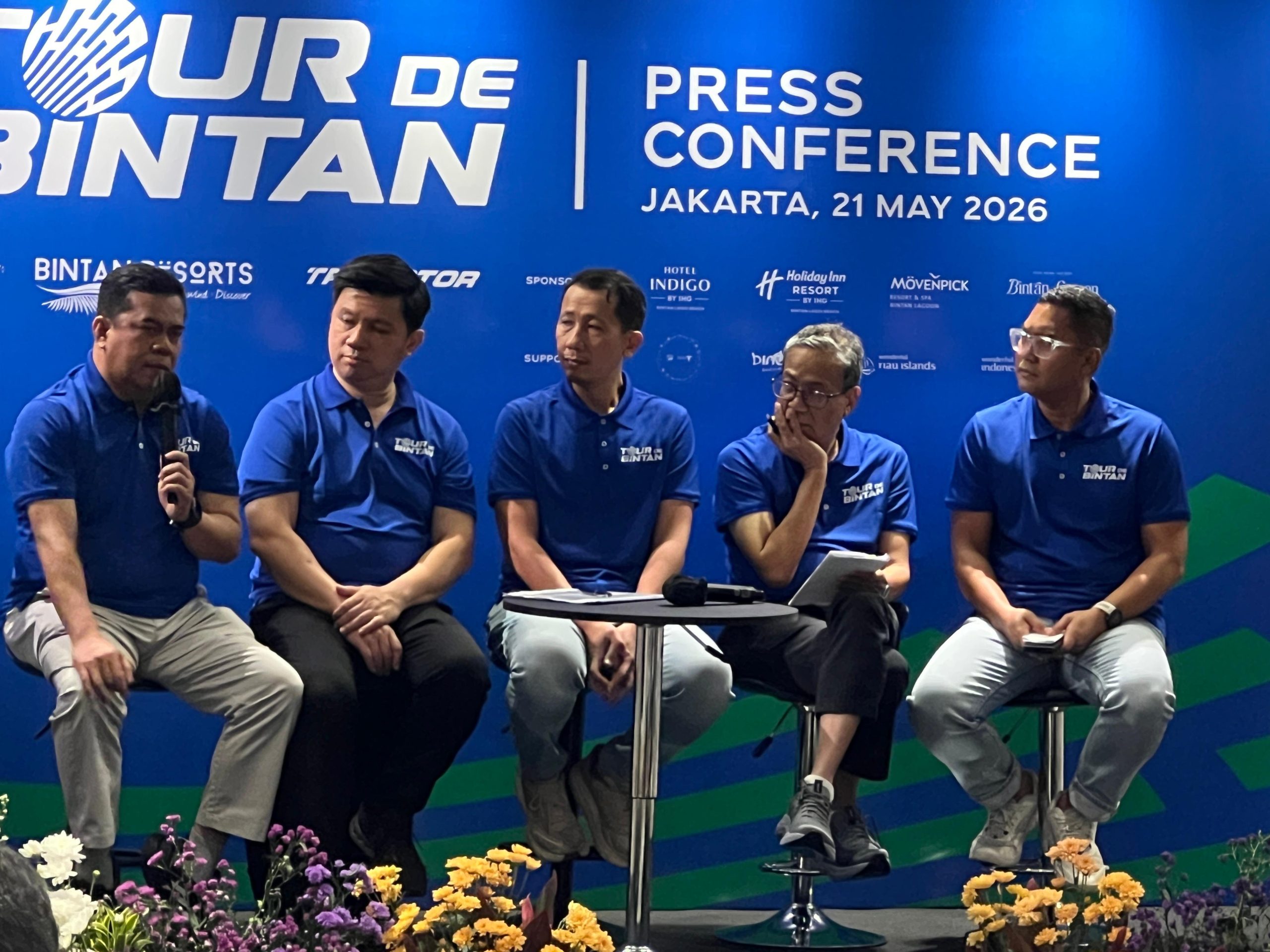 Konferensi Pers Tour de Bintan 2026 di Jakarta, Sekda Ronny : Ini Event Internasional Sekaligus Promosi Pariwisata Bintan. Dok : Kominfo Kabupaten Bintan