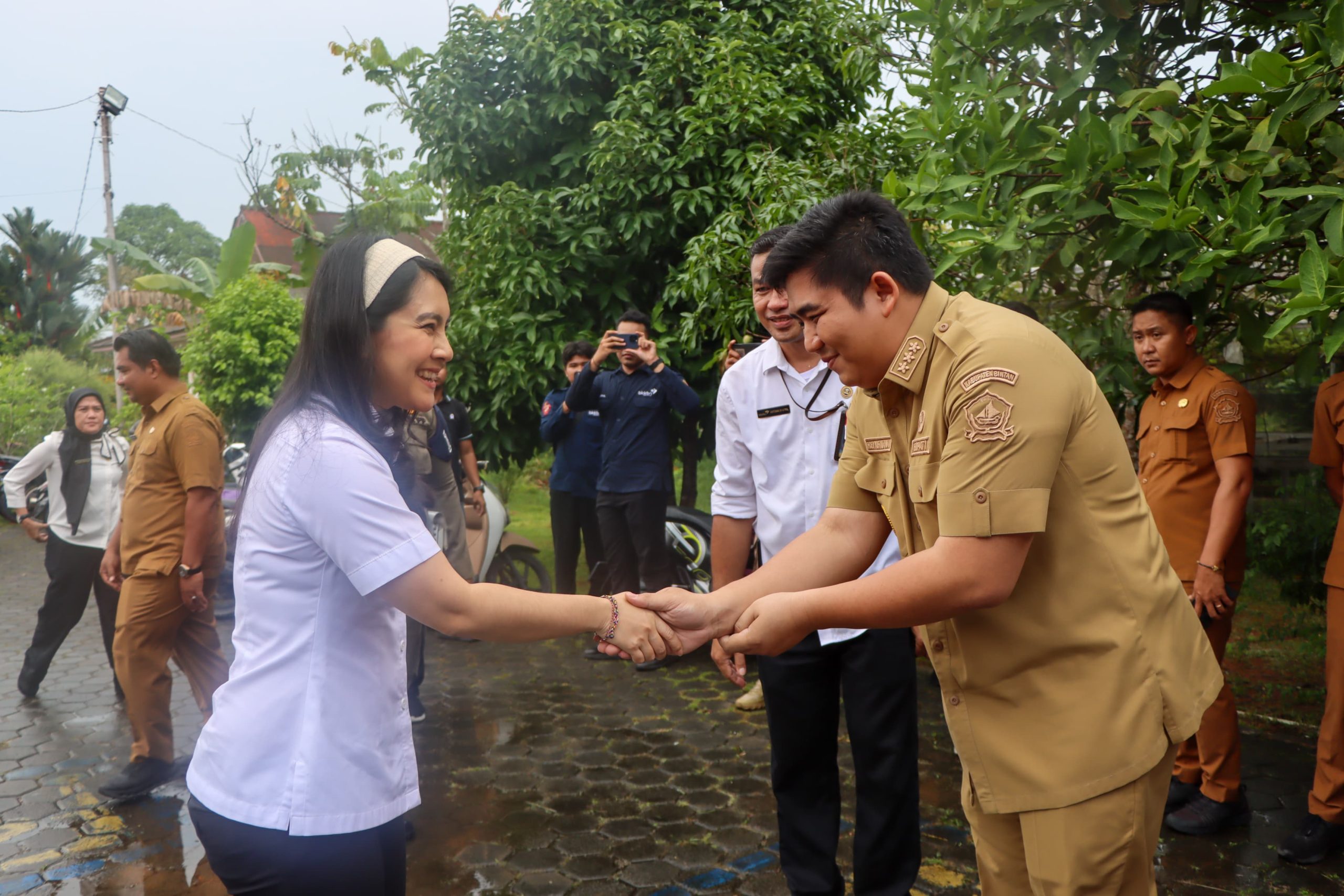 Bupati Bintan Sambut Kunjungan Wamen BKKBN, Dorong Lansia Tetap Produktif dan Perkuat Pencegahan Stunting. Dok : Kominfo Kabupaten Bintan
