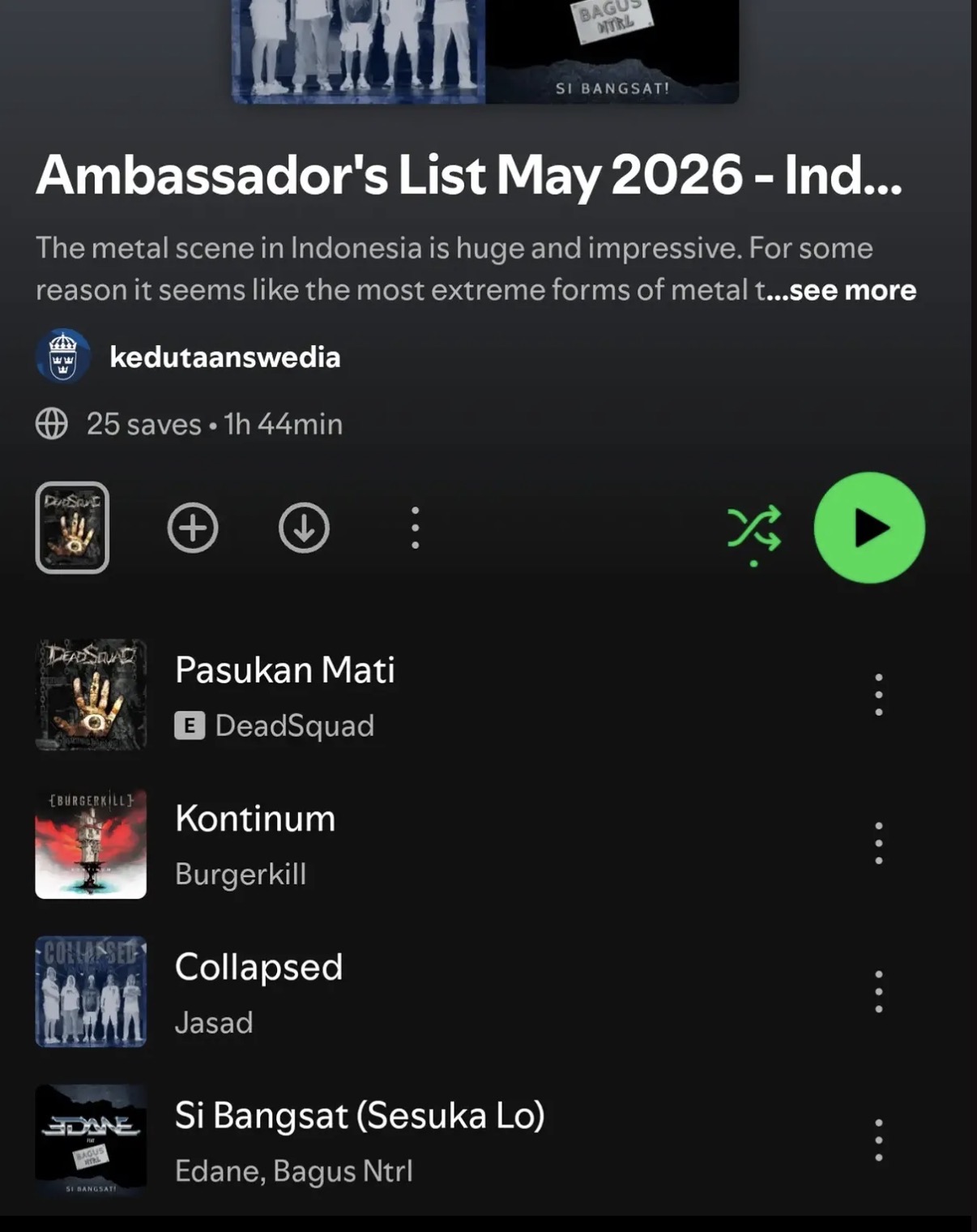 Dubes Swedia Bikin Heboh Skena Metal Indonesia, Playlist Pilihannya Diserbu Pecinta Musik. Dok : Instagram Swedenjakarta