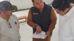 Site Visit ke Masjid Nurul Hasanah Toapaya, Roby : Kubah dan Interior Dalam Kita Selesaikan Bertahap. Dok : Kominfo Kabupaten Bintan