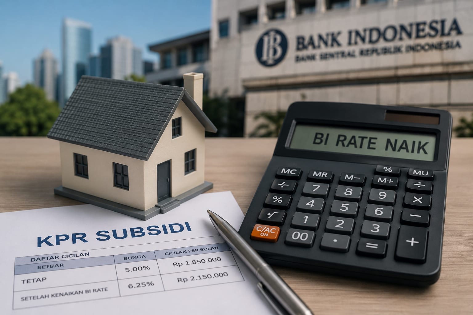 BI Rate Naik Jadi 5,25 Persen, Ekonomi Nasional hingga KPR Subsidi Diproyeksi Terdampak. Dok : Ilustrasi