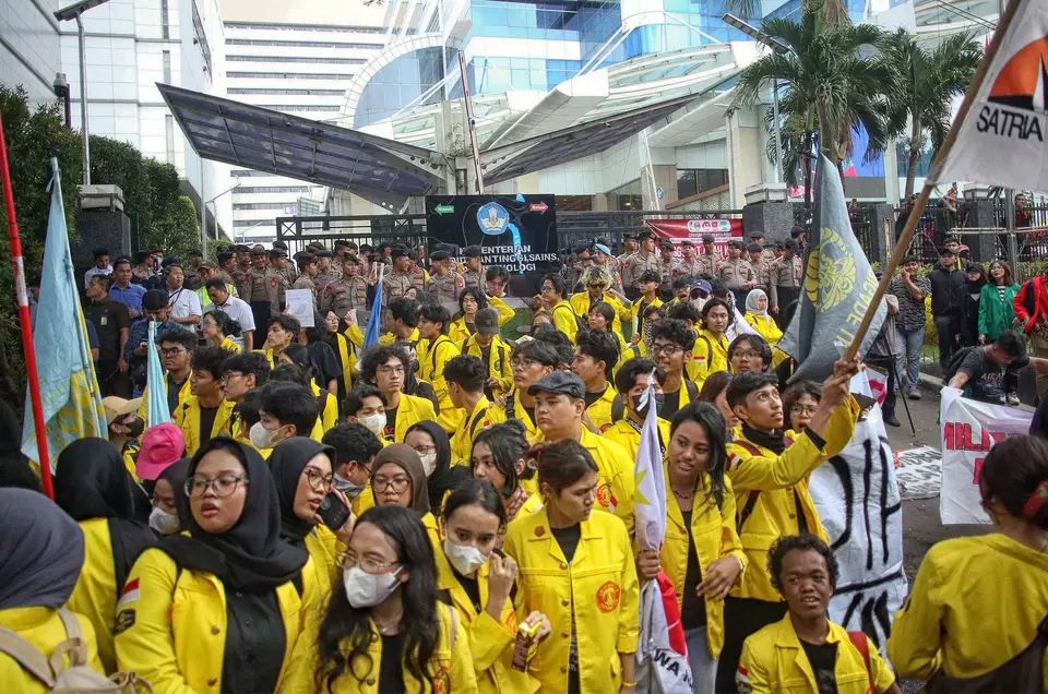 Demo Mahasiswa, BEM UI, Bundaran HI, Jakarta, BBM Naik, Harga Sembako. Dok : Istimewa