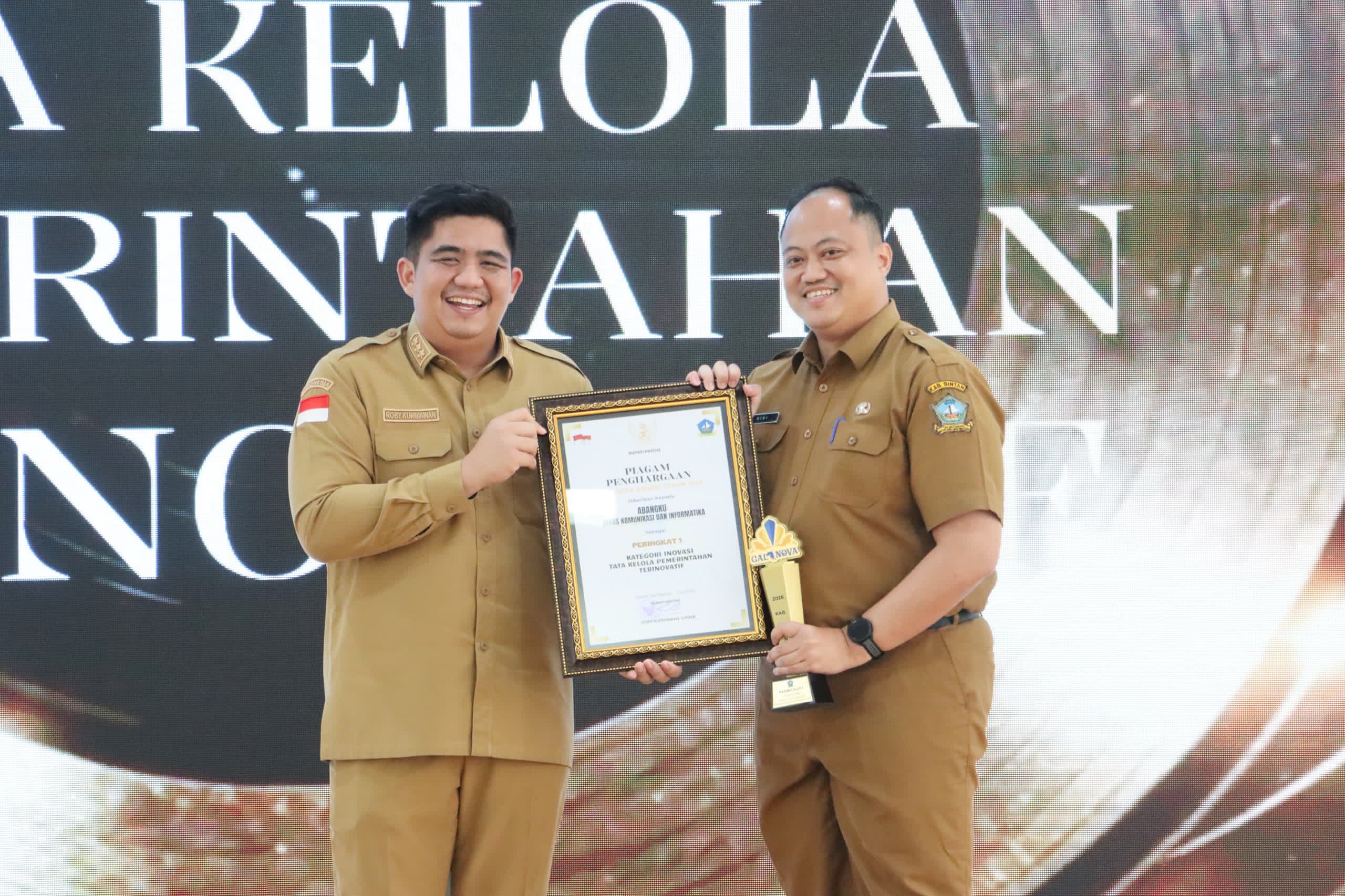 Anugerah Galanova Award 2026, Bupati Roby Harapkan OPD Terus Berinovasi. Dok : Kominfo Kabupaten Bintan