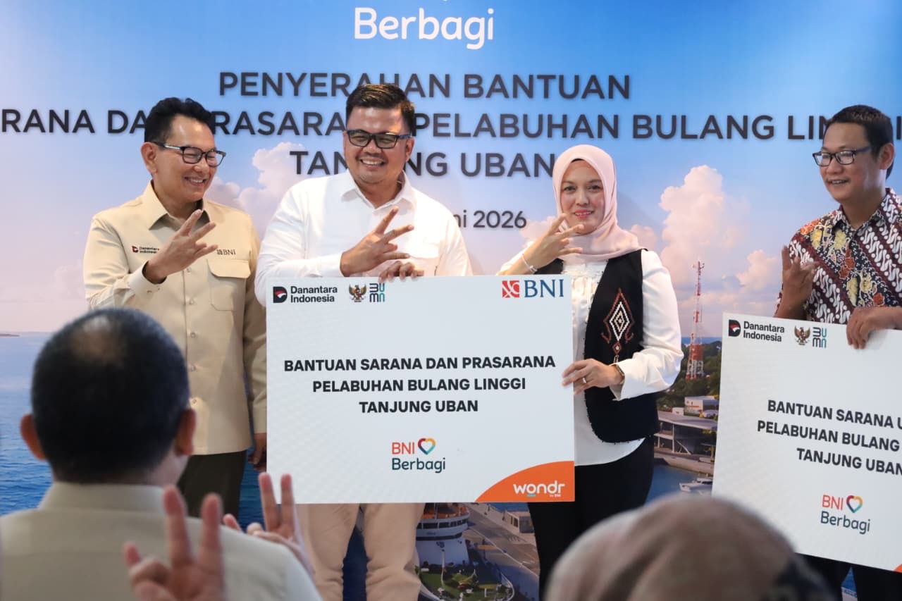 Pemkab Bintan Terima CSR Bank BNI Berupa Sarana Prasarana Pelabuhan Bulang Linggi. Dok : Kominfo Kabupaten Bintan