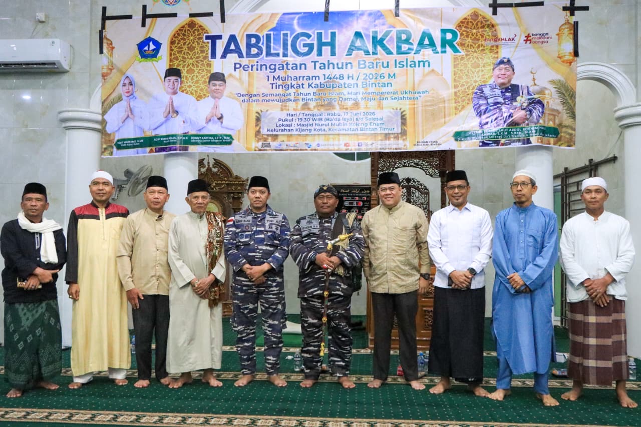 Peringatan 1 Muharram Tingkat Kabupaten, Sekda Ronny Ajak Masyarakat Pererat Ukhuwah untuk Wujudkan Bintan Damai, Maju dan Sejahtera. Dok : Kominfo Kabupaten Bintan