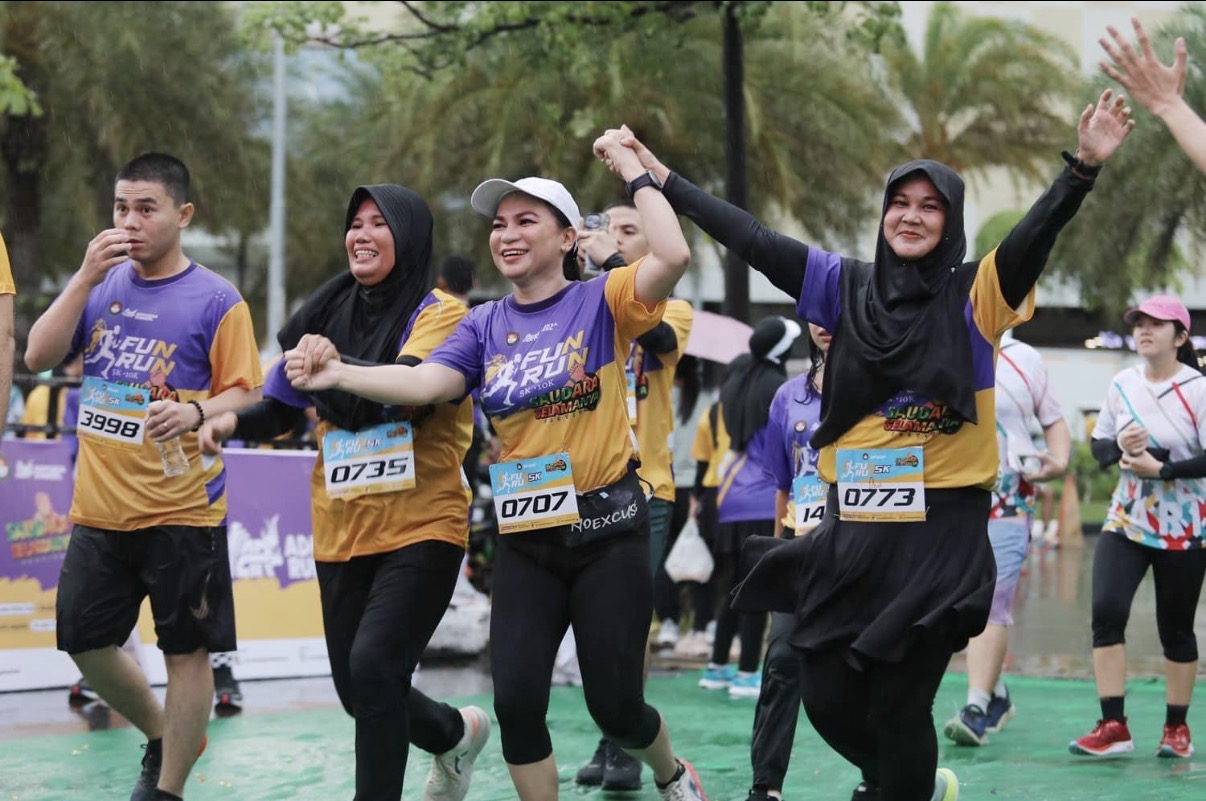 Batam 5K Fun Run 2026 Meriah, 1.100 Pelari Ramaikan Harbour Bay. Dok : Media Center Kota Batam