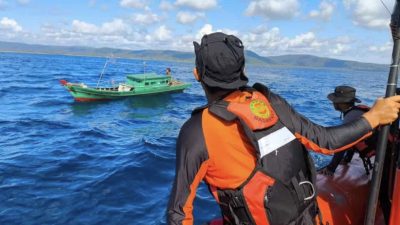 Dokumentasi pencarian dan operasi SAR di wilayah perairan Natuna yang digunakan sebagai ilustrasi operasi pencarian nelayan hilang. Dok : Istimewa