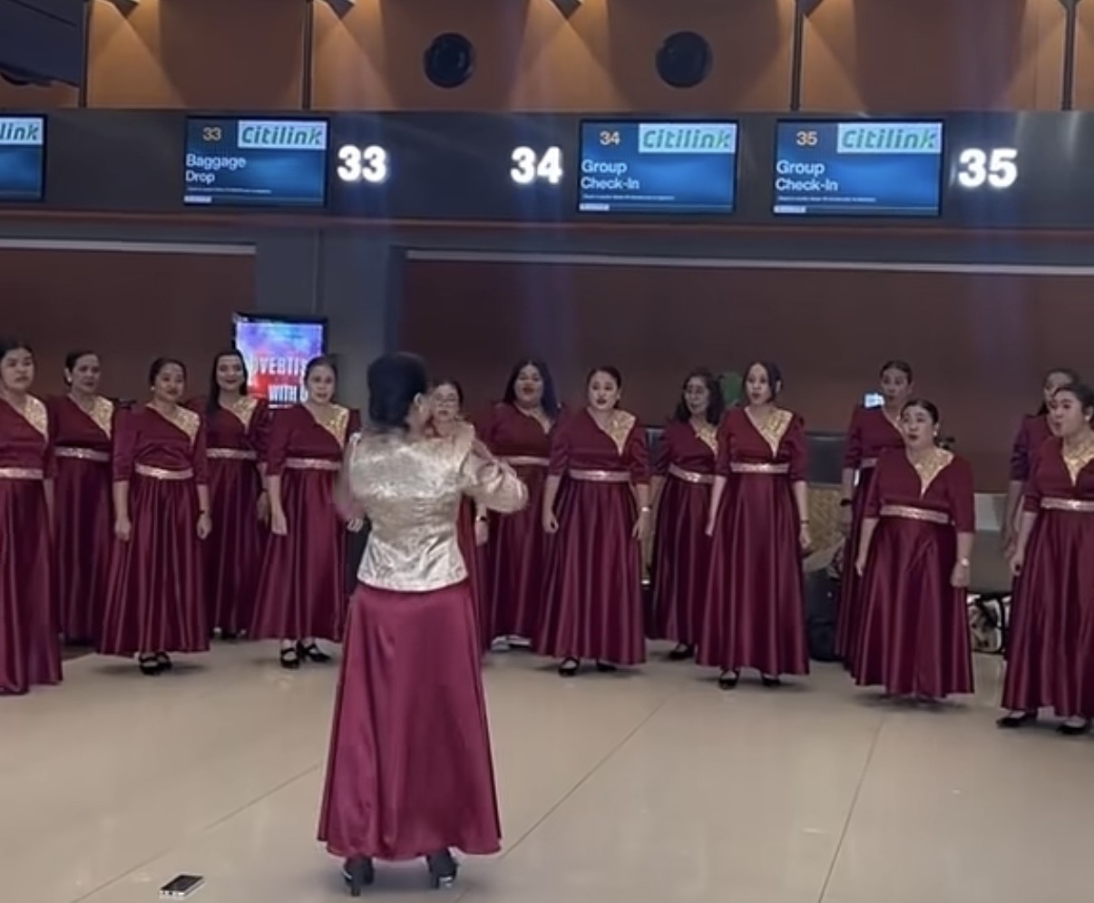Gagal Berangkat ke Pesparawi Nasional, Kontingen Kepri Tertahan di Bandara Soekarno-Hatta. Dok : Istimewa