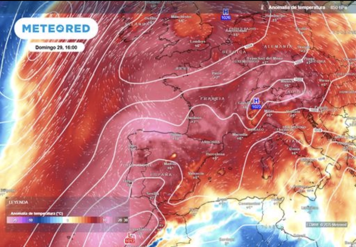Dokumentasi di atas menggambarkan kondisi gelombang panas (heat dome) yang melanda sejumlah negara di Eropa, dengan suhu ekstrem yang memicu peringatan kesehatan, kebakaran hutan, serta masyarakat yang berupaya mendinginkan diri di tengah cuaca panas. Dok : Istimewa