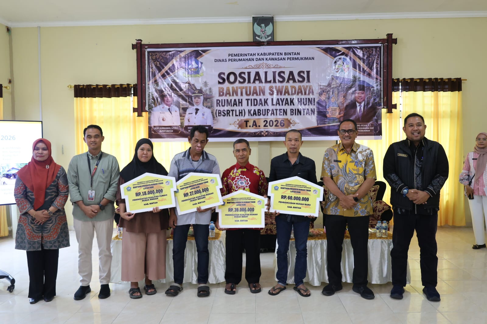 Pemkab Bintan Sosialisasikan Program BSRTLH 2026, 44 Unit Rumah Siap Direhabilitasi. Dok : Kominfo Kabupaten Bintan