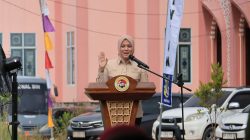 Wabup Bintan, Deby Maryanti Apresiasi Program Bhakti Sosial dan Pemeriksaan Kesehatan Gratis Lanal Bintan. Dok : Kominfo Kabupaten Bintan