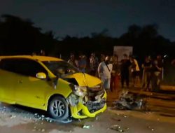 Kecelakaan Mobil dan Sepeda Motor Terjadi di Jembatan 1 Barelang Batam, Warga Padati Lokasi