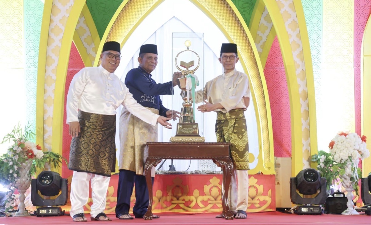 Suasana penutupan MTQ XII Tingkat Provinsi Kepulauan Riau 2026 yang berlangsung di halaman Gedung Lembaga Adat Melayu (LAM) Provinsi Kepri, Tanjungpinang, Kamis (9/7/2026). Dok : Istimewa