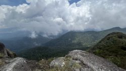 Jalur pendakian Gunung Jantan, Kabupaten Karimun, lokasi kedua pendaki sempat kehilangan arah sebelum akhirnya ditemukan dalam keadaan selamat sekitar 50 meter dari Pos 1 pendakian. Dok : Google
