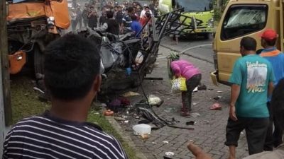 Lokasi berada di sekitar Green Hill/Hillpark Sibolangit, jalur utama Medan–Berastagi yang dikenal memiliki turunan dan tikungan tajam. Dok : Istimewa