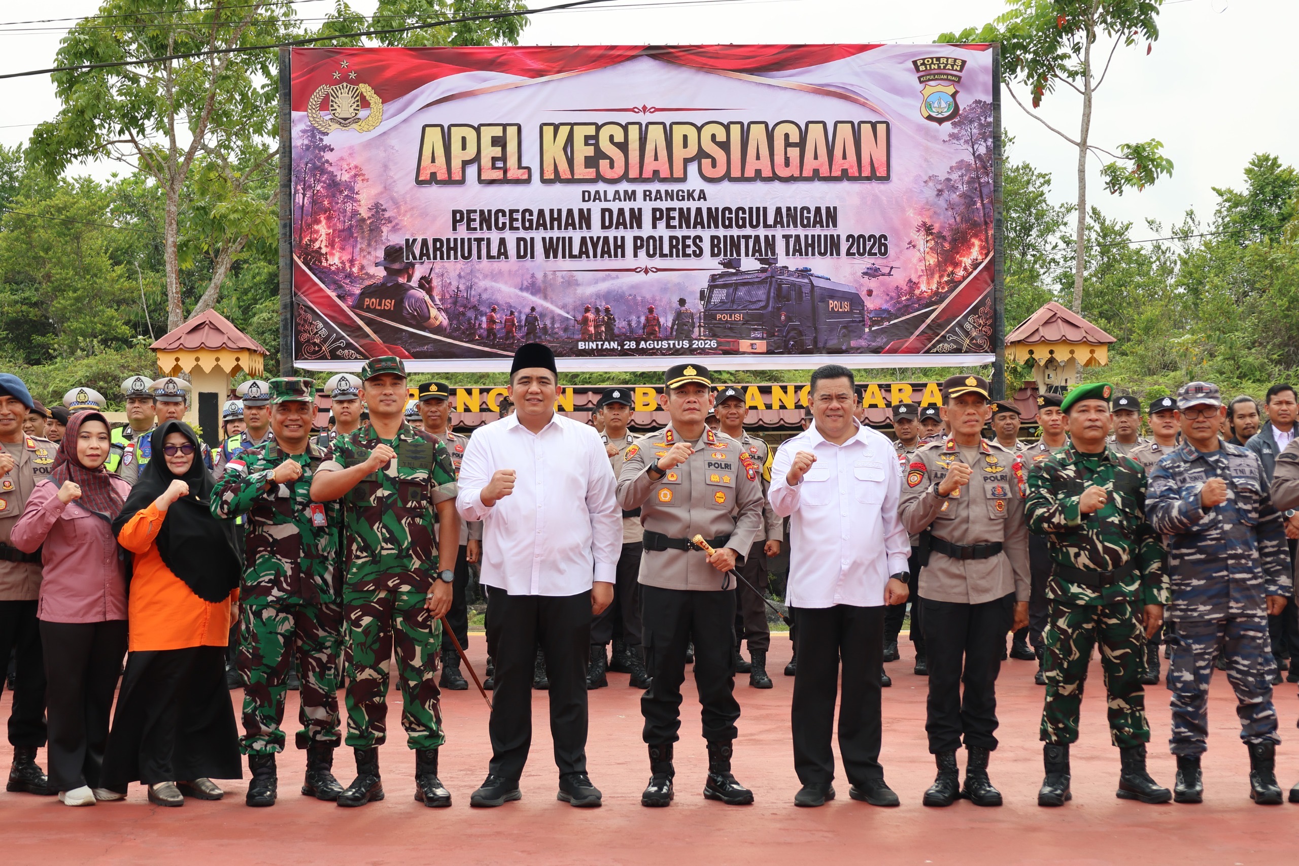 Bupati Roby Ajak Seluruh Pihak Bersinergi Atasi Potensi Karhutla di Bintan. Dok : Kominfo Kabupaten Bintan