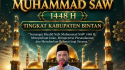 Pemkab Bintan Ajak Masyarakat Hadiri Peringatan Maulid Nabi 1448 H di Community Centre Teluk Sebong. Dok : Kominfo Kabupaten Bintan