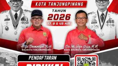 Gerak Jalan Proklamasi Tri Lomba Juang 2026 Resmi Dibuka, Dispora Tanjungpinang Ajak Masyarakat Ramaikan Perayaan HUT RI