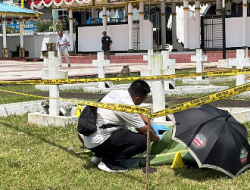 Warga Bintan Meninggal Mendadak Saat Pasang Papan Nama Makam di Taman Makam Pahlawan Tanjungpinang