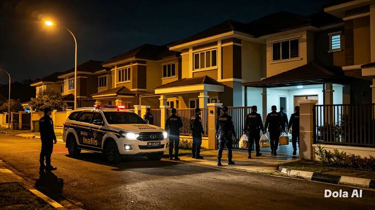 Penggeledahan Rumah Diduga Pemilik Nagoya Game Zone Batam, Polisi Dalami Kasus Judi Kasino. Dok : Istimewa