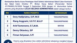 5 Calon Komisaris PT. Bintan Karya Bahari (Perseroda) Ditetapkan, Pendaftaran Dirut Masih Diperpanjang. Dok : Kominfo Kabupaten Bintan