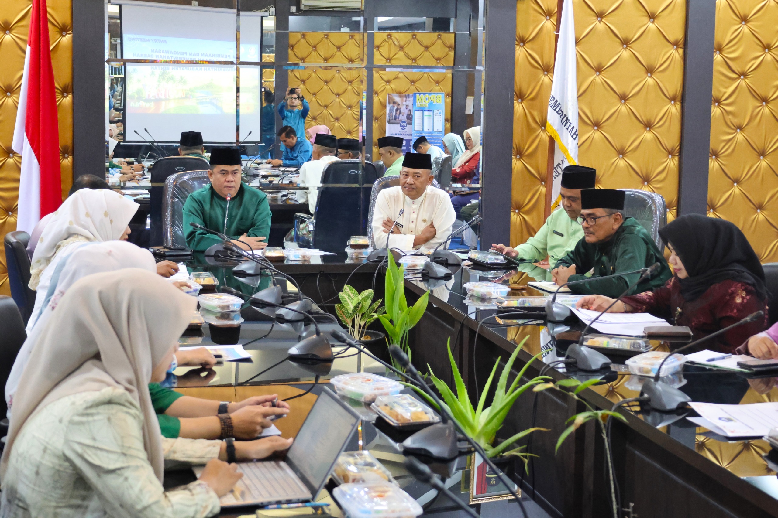 Sekda Bintan Hadiri Entry Meeting Tim Binwas Penyelenggaraan Pemerintah Daerah Tahun 2026. Dok : Kominfo Kabupaten Bintan