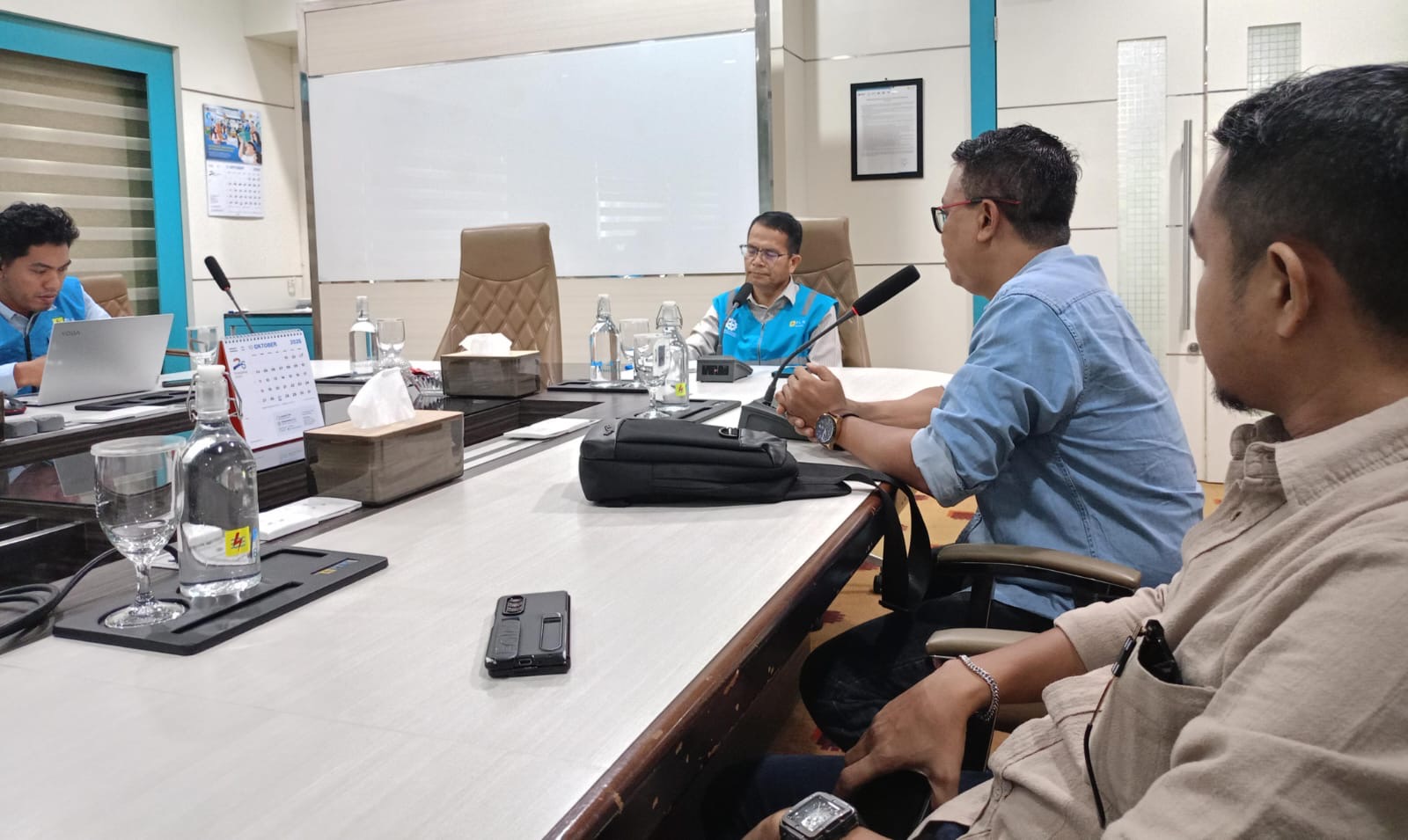 Pertemuan Bersama PLN Batam (15/10). Dok : Suaib