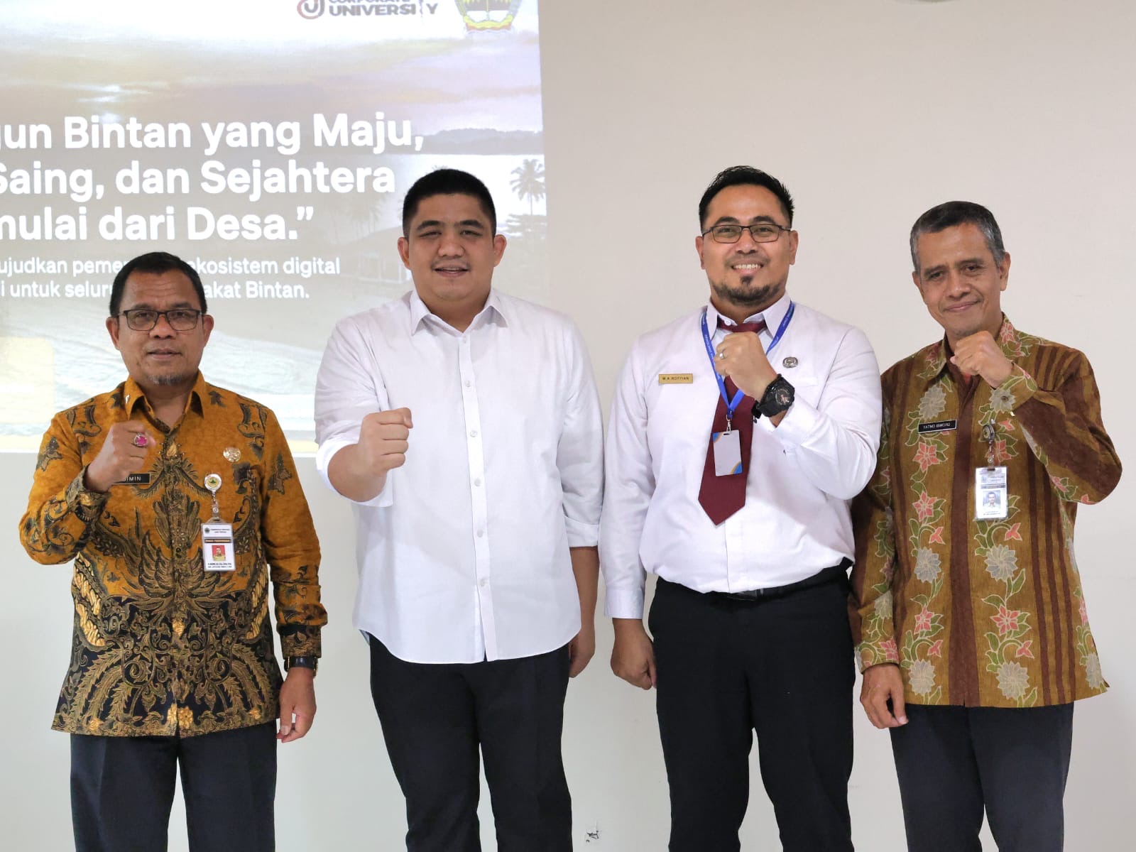 Hadiri Seminar PKN II, Bupati Roby Jadi Mentor Proyek Perubahan #MenjangkauSemua: Desa Melek Digital. Diskominfo Kabupaten Bintan