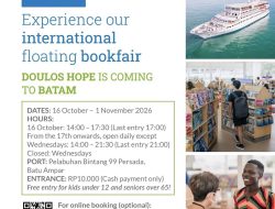 Kapal Buku Internasional Doulos Hope Segera Hadir di Batam