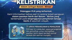 Banner Info Pemadaman Listrik. Dok : Instagram PLNUP3Tanjungpinang