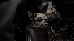 Kondisi dashboard Pajero yang terlibat kecelakaan. Dok : Istimewa