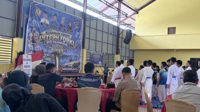 Suasana Kejuaraan Karate Internal FORKI Tanjungpinang Digelar, Pengurus Baru Resmi Dilantik. Dok : Lintaskepri.com