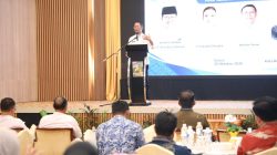 Wali Kota Batam, Amsakar Achmad, membuka Workshop UMKM Penerima Subsidi Margin Kota Batam di Hotel Nagoya Hill, Lubuk Baja, Selasa (20/10/2026). Dok : Diskominfo Kota Batam