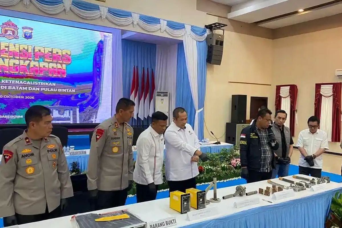 Lima Tersangka Kasus Blackout Batam-Bintan, Kerugian Ditaksir Rp57,3 Miliar. Dok : Istimewa