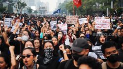 Demo #IndonesiaSadar di Bundaran HI Memanas, Mahasiswa Suarakan Lima Tuntutan. Dok : Istimewa