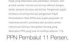 Pembalut Wanita Kena PPN, Kebutuhan Dasar Perempuan atau Objek Pajak. Dok : Istimewa