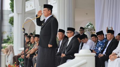 Hadiri Upacara Hari Santri Nasional 2026, Sekda Bintan Dorong Peran Aktif Santri Membangun Daerah. Dok : Diskominfo Kabupaten Bintan