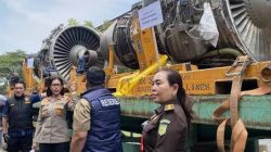 Polda Kepri Bongkar Dugaan Penyelundupan Tiga Mesin Pesawat Rp30 Miliar di Batam. Dok : Humas Polri